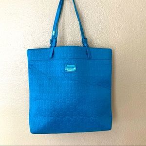 Turquoise Michael Kors Tote Bag